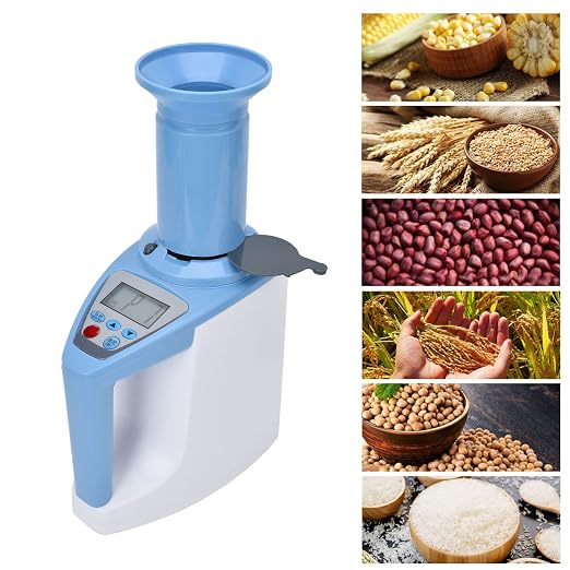 Smart Grain Moisture Meter, Grains Moisture Meter, Grains Moisture Testing, High Accuracy Digital Grain Moisture Analyzer, Grain Moisture Meter for Rice Corn Wheat Canola for 24 Kinds of Grains(US)