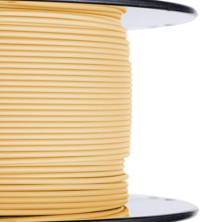HATCHBOX 1.75mm Ivory Wood PLA 3D Printer Filament, 1 KG Spool, Dimensional Accuracy +/- 0.03 mm, 3D Printing Wood Filament