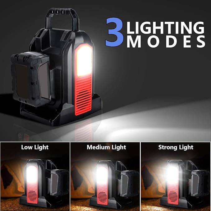 Power Inverter Compatible with Milwauke 18V Battery, 350W Power Supply Inverter Outdoor Generators Converter DC 20V to AC 110V ~120V with AC Outlet &USB Port&Type-C Port& LED Light