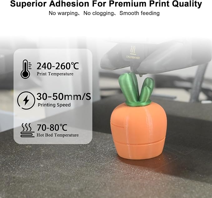 Matte Red PETG Filament 1.75 mm 10kg Bundle, Dimensional Accuracy +/- 0.02mm, 1kg Spools (10 Rolls) for FDM 3D Printers