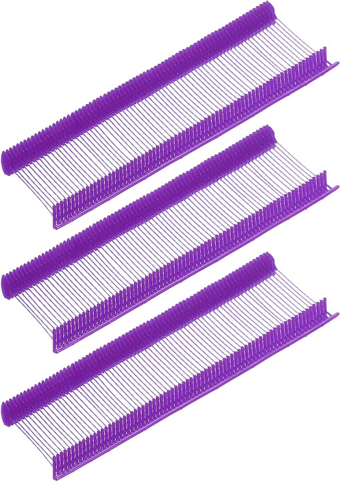 uxcell 5000pcs 0.8 Inch(20mm) Micro Tagging Gun Fasteners, Tag Pins Clothing Tagging Barbs Attachments Plastic Garment Price Tag Barb for Clothes, Purple