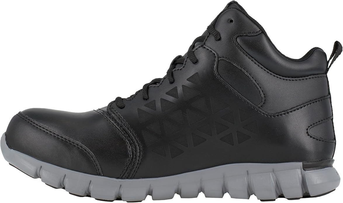 Reebok Work Mens Sublite Cushion Electrical Alloy Toe Work/Duty - Black