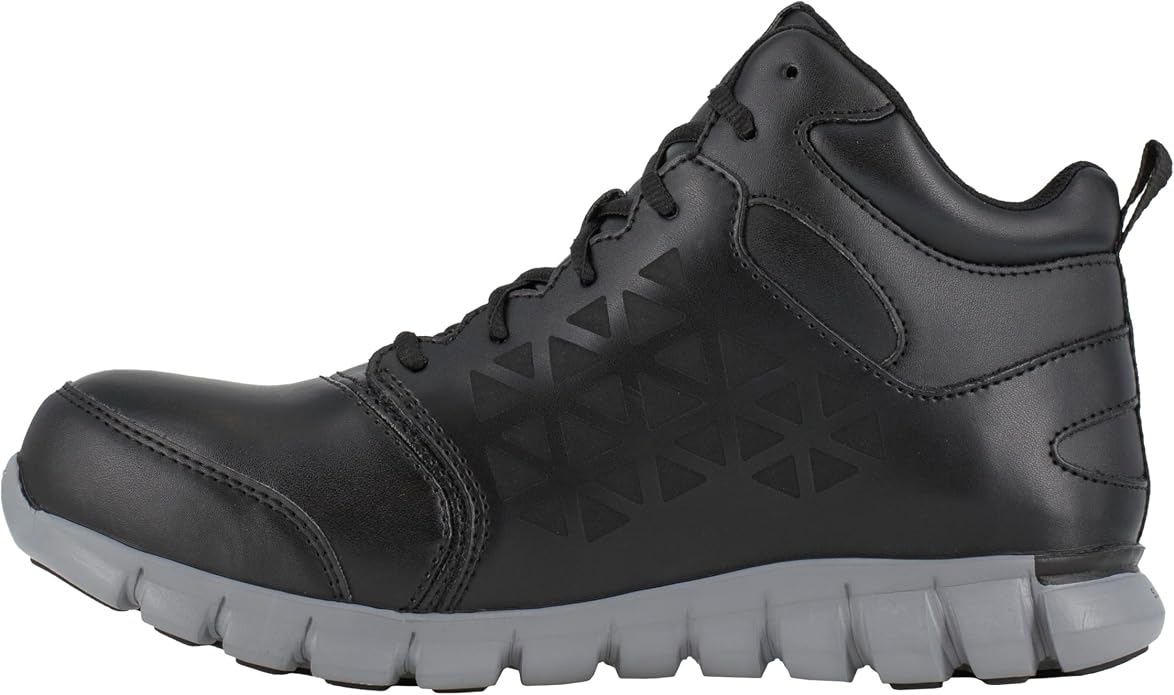 Reebok Work Mens Sublite Cushion Electrical Alloy Toe Work/Duty - Black