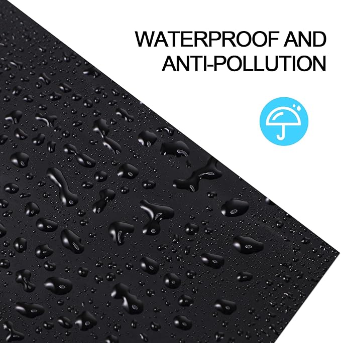 Outus 240 Pcs Poly Mailers Variety Size Pack Mailing Shipping Bags Assorted Sizes Shipping Envelopes Self Adhesive Waterproof and Tear Proof Packaging Bags for Clothing Book Gift(Black,6 Sizes)