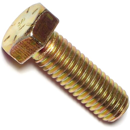 Hard-to-Find Fastener Grade 8 Hex Cap Coarse Large Bolts, Midwest Assortment Refill, Steel Hex Bolts for Construction, Home Improvement, 1/2-13 x 1-1/2 - Inch, Pack of 4