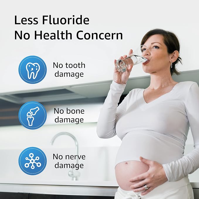 Filterlogic Fluoride Water Filter, Replacement for Berkey® PF-2® Filters, Purewell®, ProOne®, Alexapure®, Waterdrop Gravity King Tank Filter System, NSF/ANSI 372 Certified, 2 Pack