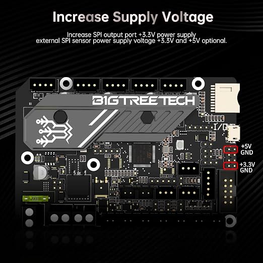 BIGTREETECH SKR Mini E3 V3.0 Control Board with TMC2209 UART Stepper Driver New Upgrade 32Bit 3D Printer Silent Board for Ender-3, Ender3 Pro, Ender-3 V2 3D Printer