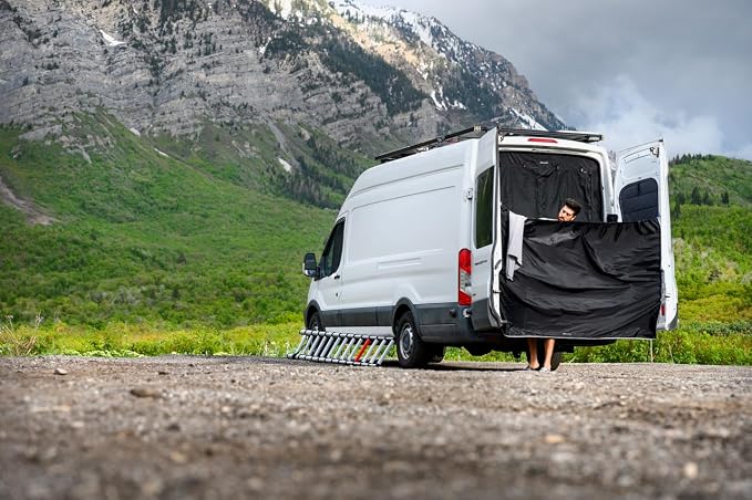 Industry Favorite Van Essential Rear Door Universal Shower Screen for Vans