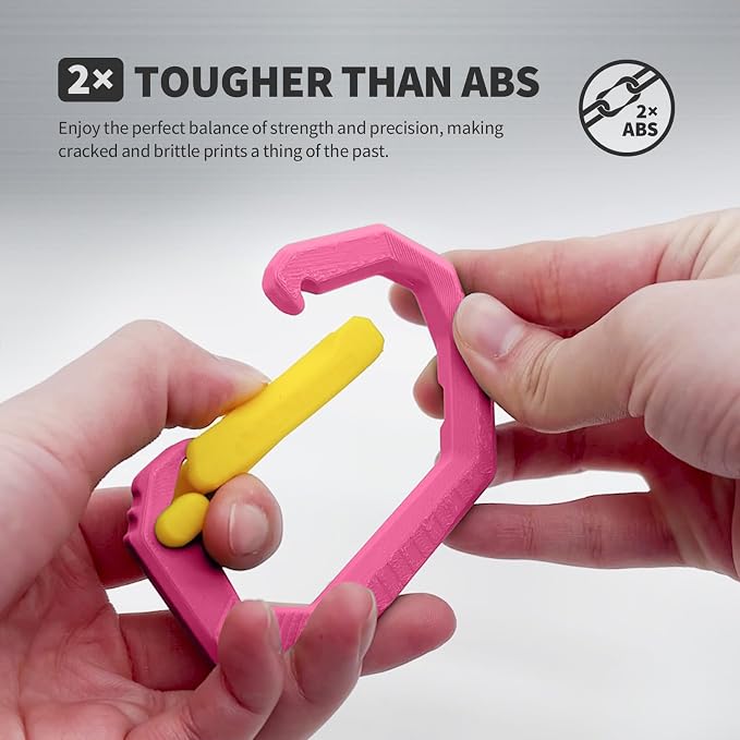 OVERTURE Super PLA+ Filament 1.75mm, Toughness Enhanced PLA Plus, Professional Toughness 3D Printer Filament 1kg (2.2lbs), High Precision +/- 0.02mm (Pink)