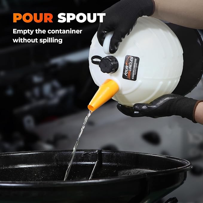 FOUR UNCLES Oil Extractor Pump - Fluid Extractor with 59" Main Hose, Three 41" Extension Tubes for Oil Change, a Hose for Brake Bleeding