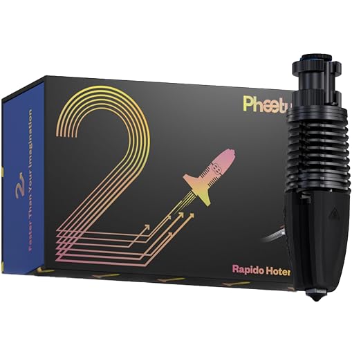 Phaetus Rapido Hotend 2F Black 1.75mm UHF PT1000