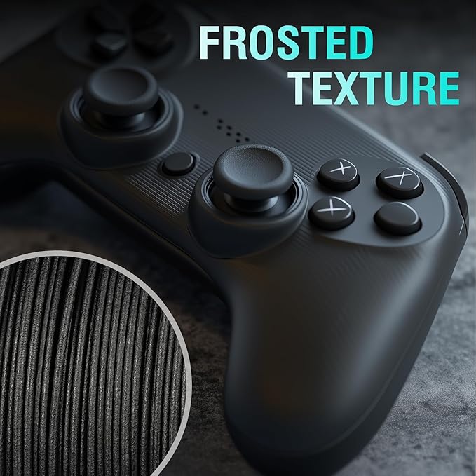 SUNLU PA6-CF 3D Filament 1.75mm 1KG, Heat Deflection Temperature up to 209°C, Made of 80% PA Nylon and 20% Carbon Fibers, Stiff & Strong & Heat Resistant, for Industrial Parts, Frosted Texture, Black