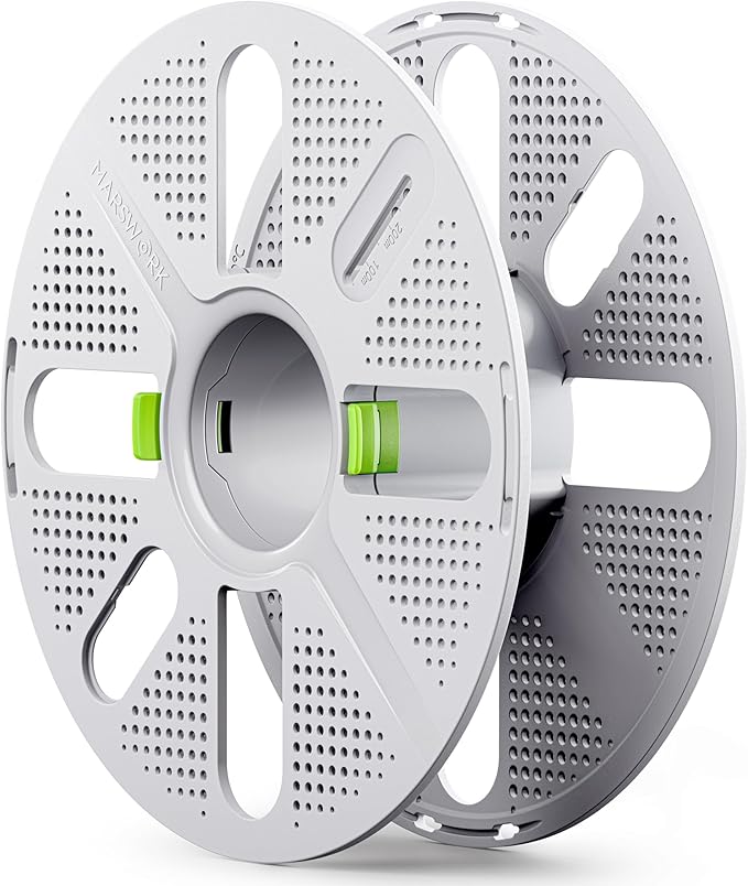 Quick-Swap Reusable Spool for Refill Filament, Two-Finger Press Design, Compatible with Bambu Lab 3D Printers, Empty Filament Spool