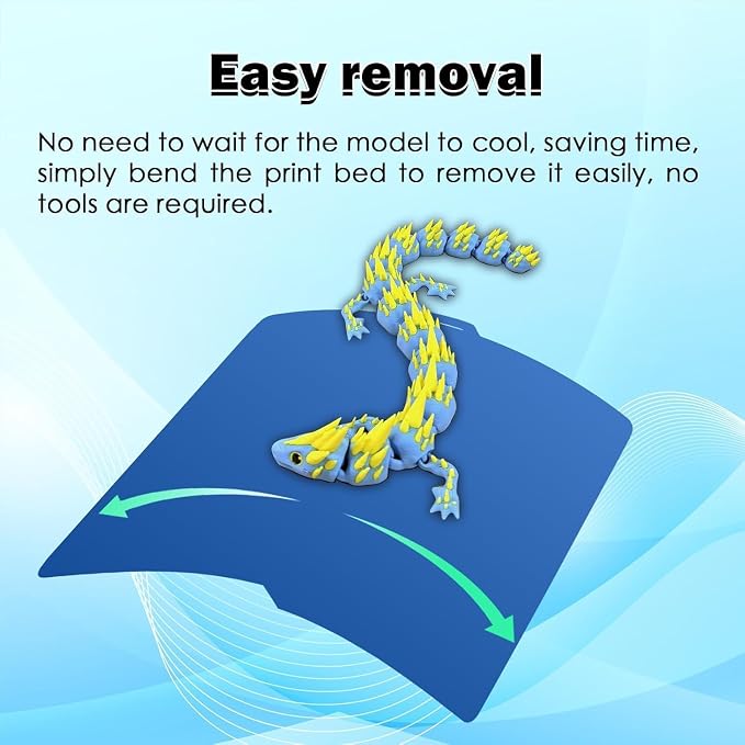 for P2S/X2D/P1S/P1P/X1/X1C/X1E/A1 Cool Build Plate No Heating No Glue 257.5x257.5mm, 3D Printer Smooth Cold PEI Double Sided Platform Surface Sheet Platform Flexible Removable Heated Bed 3D Print Mat