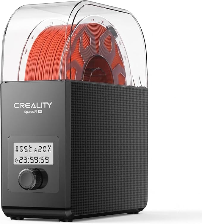 2026 New Official CREALITY Filament Dryer Box Pro 2.0 with Fans, Space Pi SE Upgraded 360° Hot-air PTC Circulates Heating, 1KG Filament Dehydrator Dry During for 1.75/2.85mm PLA PETG ABS TPU Nylon