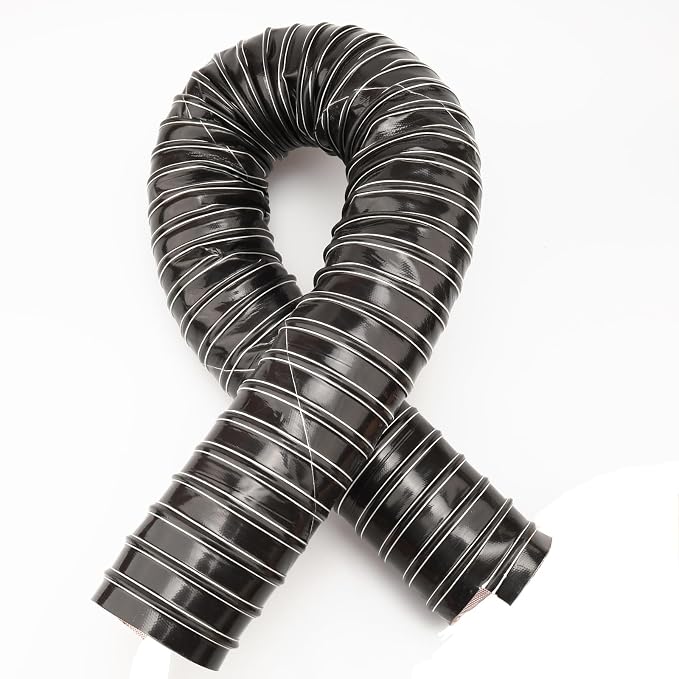 AC PERFORMANCE 3" ID Automotive Silicone Flexible Brake Cooling Air Ducting Induction Intake Pipe Hose, Length 1 Meter (3.3 Feet), Black