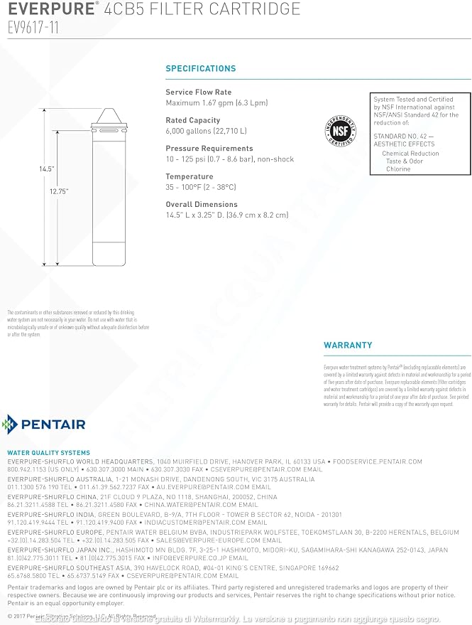 Everpure EV961716 4CB5 Cartridge