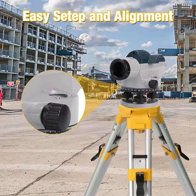 32x Automatic Transit Level AL32 Power Automatic Optical Level Auto Level | Self-Leveling Tool for Builders & Contractors | Excellent Accuracy | Water-resistant Measuring Instruments