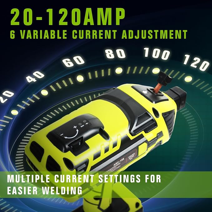 TRQWH Portable Welder Machine 110V ARC Handheld Welder & Auto Darkening Welding Helmet