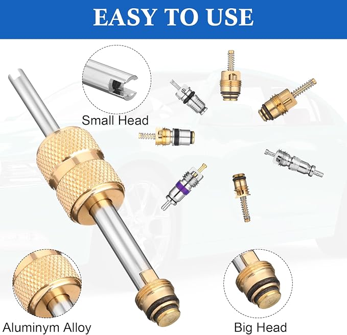 Car A/c Repair Kit , 270 Pcs O-ring Kit, 60 Pcs Compressor Gasket Seals, 77 Piece Dust Cap 39 Piece Valve Core R12 R134a Kits O Ring Cap Compressor Port Seal Remover for A/c Refrigeration System
