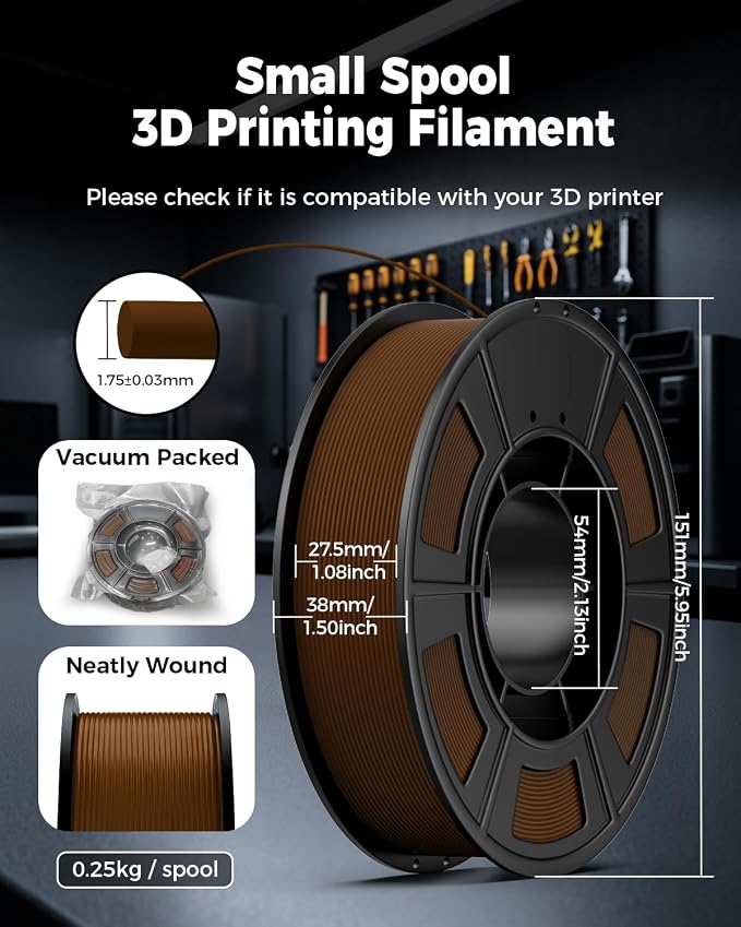 UJOY3D 16 Color Pack Elite PLA+ Filament Bundle, Multicolor PLA+ 3D Printer Filament 1.75mm, High Speed 3D Printing Material, Individually Vacuum Packed, 0.25kg per Spool, 16 Pack, Total 4kg