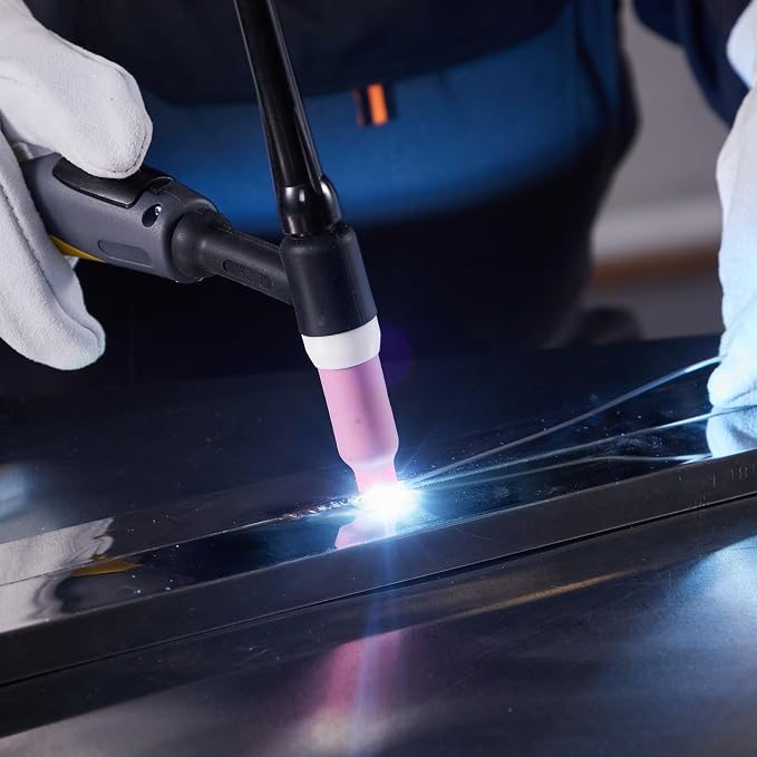 VEVOR TIG Welder, 225A 6-In-1 Aluminum Welding Machine (Large LED Display)- AC TIG/DC TIG/AC Pulse TIG/DC Pulse TIG/Spot TIG/MMA(Stick), 110&220V Dual Voltage Electric Welder with IGBT Inverter