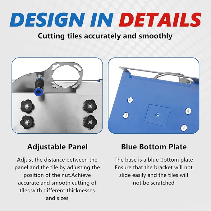 45 degree tile chamfering tool, 100-Type Universal 45 Degree Tile Chamfering Stand Type Angle Grinder,Angle Grinders with Gloves & 39Inch Hose