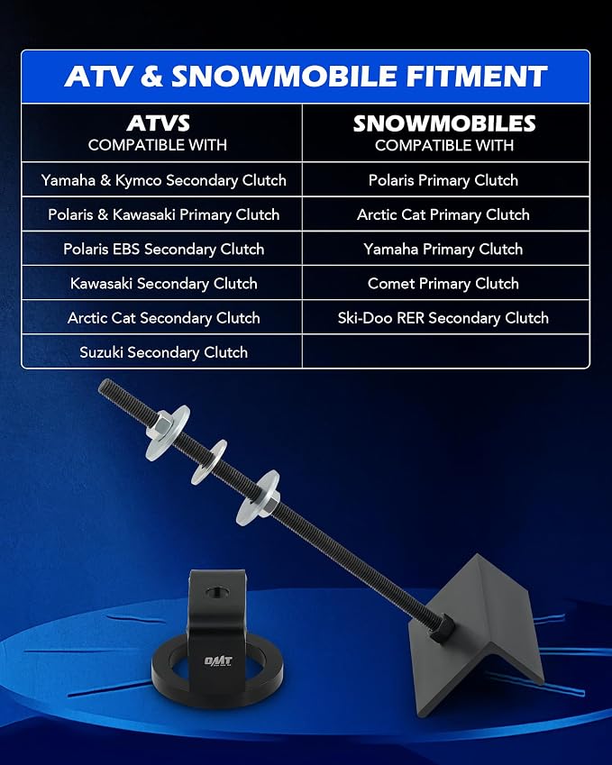 Orion Motor Tech Clutch Compression Tool, ATV UTV Snowmobile Secondary Clutch Compression Tool CCT510 Compatible with Polaris Kawasaki Yamaha, Primary Clutch Compression Tool for Clutch Maintenance
