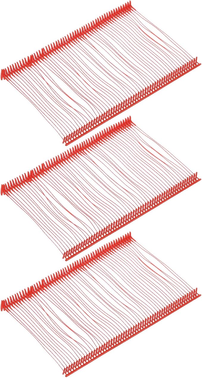 uxcell 5000pcs Standard Tagging Gun Fasteners 65mm Tagging Barbs Pins PP Plastic Tag for Price Tagging Gun, Clothing Tags Gun Attachments for Clothes Bag Fabric, Red