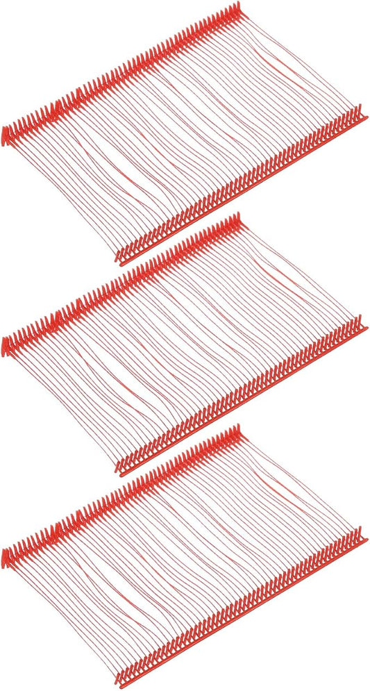 uxcell 5000pcs Standard Tagging Gun Fasteners 65mm Tagging Barbs Pins PP Plastic Tag for Price Tagging Gun, Clothing Tags Gun Attachments for Clothes Bag Fabric, Red
