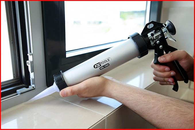KS TOOLS Hand Operated Mastic Gun, 310ml, 340mm