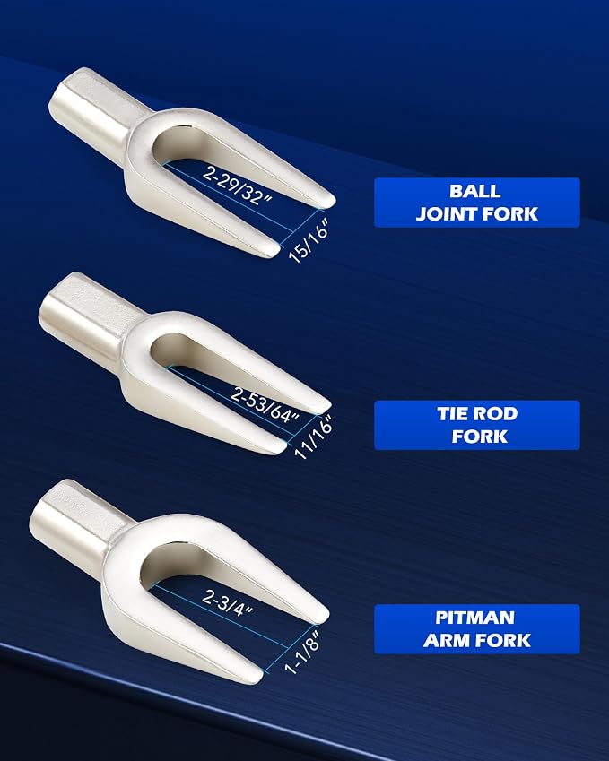 Orion Motor Tech Pickle Fork Tool Set, 5pcs Ball Joint Separator Tool, Heavy Duty Tie Rod Removal Tool for Car Van Light Truck, Ball Joint Remover for Pitman Arm Removal
