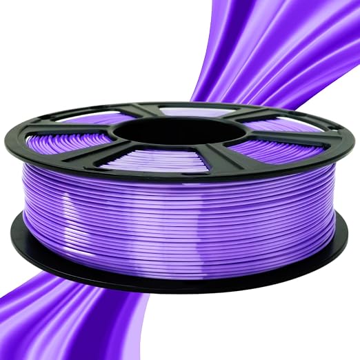 GIANTARM 3D Printer Filament, Silk Purple Pla Filament, 1Kg(2.2lbs) Spool, 1.75mm Dimension Accuracy +/- 0.03mm, 3D Printing Filament