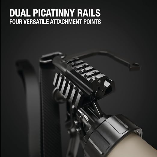 Albion Engineering B12S20(SPE) B-Line Manual Sausage Caulking Gun, Special Edition with Picatinny Rail Mounts & Integrated Hook, 20 oz, 12:1 Drive