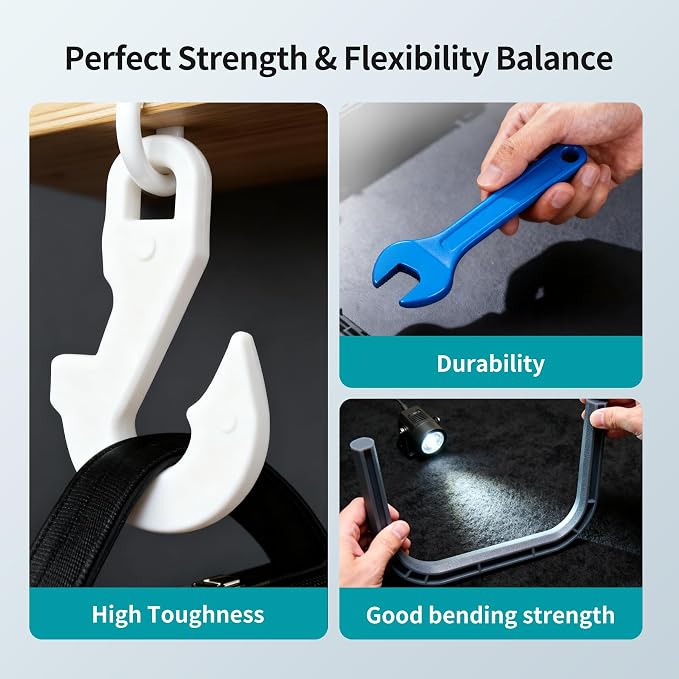 PETG 3D Printer Filament, Stronger PETG Filament 1.75mm, High Toughness, Compatible with Bambu Lab & Most FDM 3D Printers, 1kg Spool (Black)