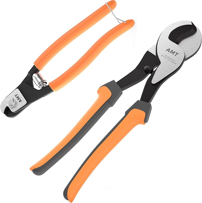 AMERICAN MUTT TOOLS Copper Wire Cable Cutter and Steel Wire Rope Cutter