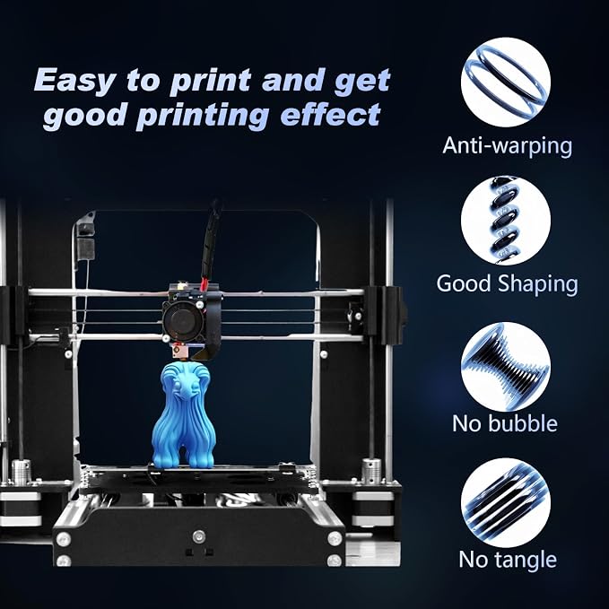 Pangda 3D Printer Filament Pla Bundle 1.75mm Multicolor, ±0.02mm Dimensional Accuracy, 3D Printing Filament for DIY Projects, Holiday Crafts(1.5 kg,Glow Color)