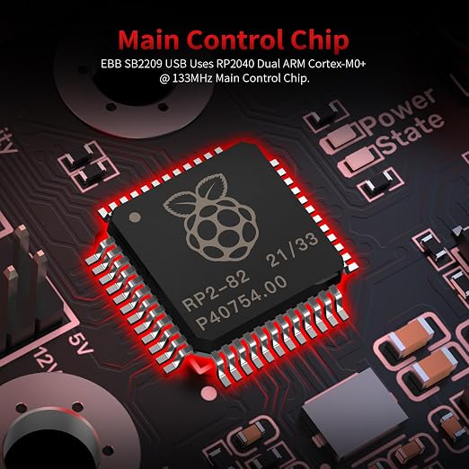 BIGTREETECH EBB SB2209 USB V1.0 for Voron StealthBunner 3D Printer Parts Hotend Klipper, Support 3 USB Ports, High Specification Safety and Stability Communication Extruder HeadTool Adapter Board