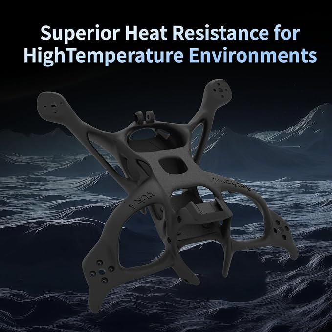 Siraya Tech Fibreheart PPA-CF 3D Printing Filament: Industrial-Grade Carbon Fiber Nylon, Superior Strength & Heat Resistance - The High Performance PAHT-CF (2.5kg, Black)
