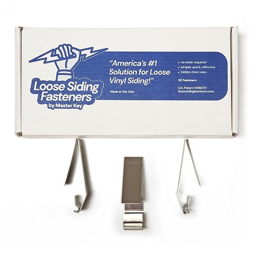 Help Secure Loose Vinyl siding that Will not Lock Together or continually unlocks - Pack of 30