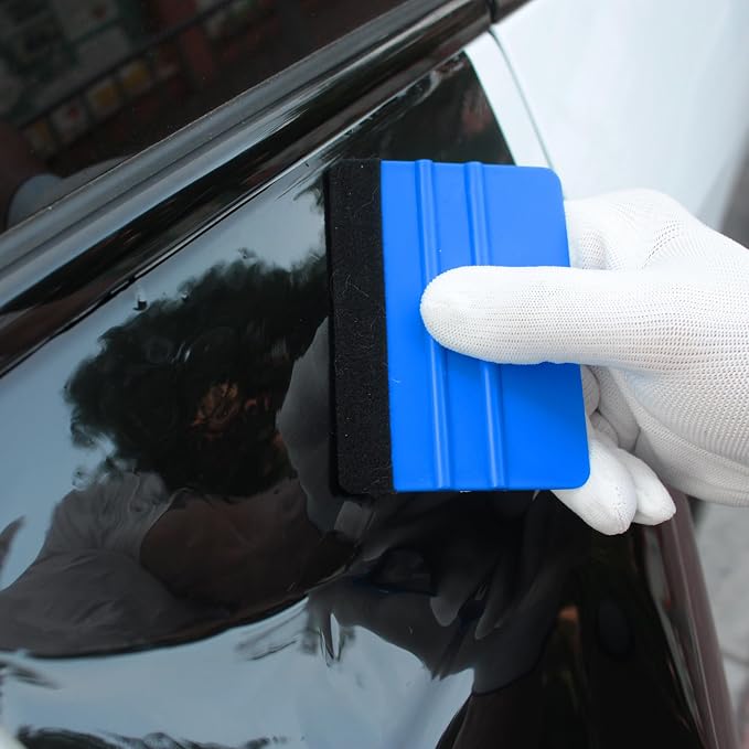 Spanno Car Vinyl Wrap Tool Kit for Car Film Installation Includes Heat Gun, Felt Squeegee, Plastic Scraper and Vinyl Wrap Gloves…