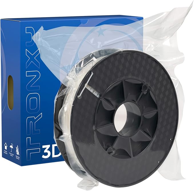 PVA Filament, Water Soluble Support 3D Printer Filament 1.75mm 0.5KG Spool for 3D Printers, Natural