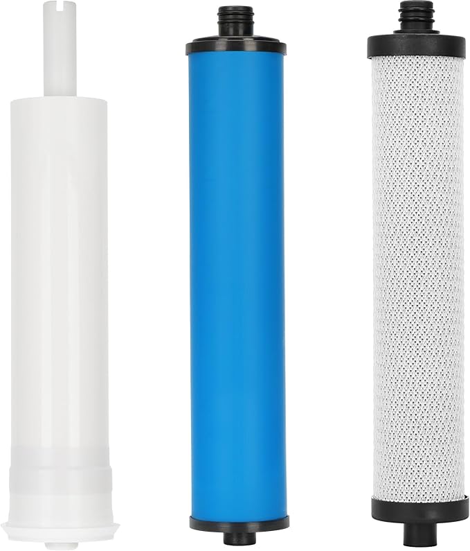 Reverse Osmosis Replacement Filter Kit for Microline 335 System, 3-Stage Filtration with S1229RS (50 GPD), S7028 Sediment/Carbon Block Prefilter, S7025 GAC Postfilter, Long-Lasting Components