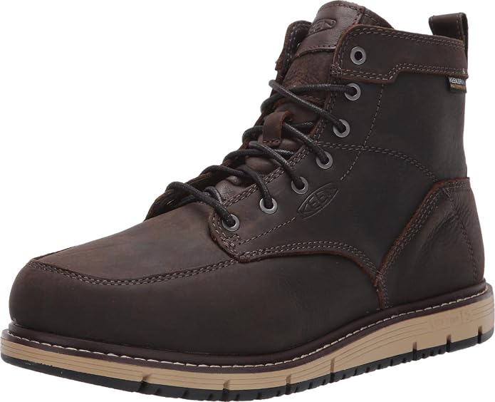 KEEN Utility Men's San Jose 6" Alloy Toe Waterproof Wedge Work Boots