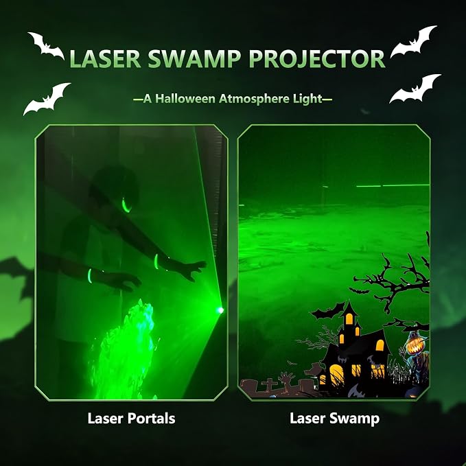 532nm Green Laser Line Module Generator Projector for Halloween Laser Swamp Pond Portal Haunted house Sawmill Woodworks Alignment 5mW