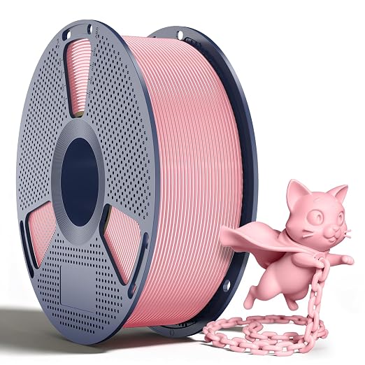 SUNLU PLA+2.0 Filament 1.75mm, Upgraded Tougher & Stronger PLA Plus for 3D Printers, Smooth & Neatly Wound, ±0.02mm Accuracy, 1KG Spool (2.2lbs),Sakura Pink