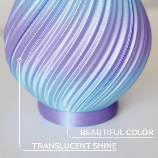 Polymaker Panchroma PLA Filament 1kg, Gradient 3D Printing Filament 1.75mm | Celestial Blue-Purple, Neatly Wound PLA for Easy Print & Smooth Feeding. Compatible with Bambu Lab & Most 3D Printers