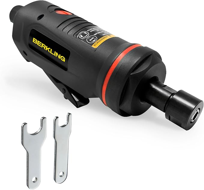 BT 6321 1/4" Straight Air Die Grinder – Professional-Grade Heavy-Duty Pneumatic Grinder with Variable Speed Control for Precision Grinding, Polishing & Sanding