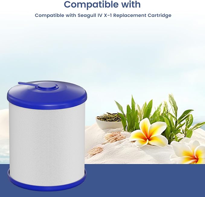RS-1SG (788000) Water Filter Replacement Cartridge Compatible with General Ecology Seagull IV X-1 Series Water Purifiers RV/Marine Models, 1000 Gal. Capacity