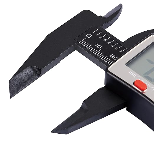 6" Digital Caliper | Large LCD, Metric / Imperial / Fraction, 0.0005 in / 0.01 mm, 4-Mode Measure (Outside / Inside / Depth / Step), Hard Case
